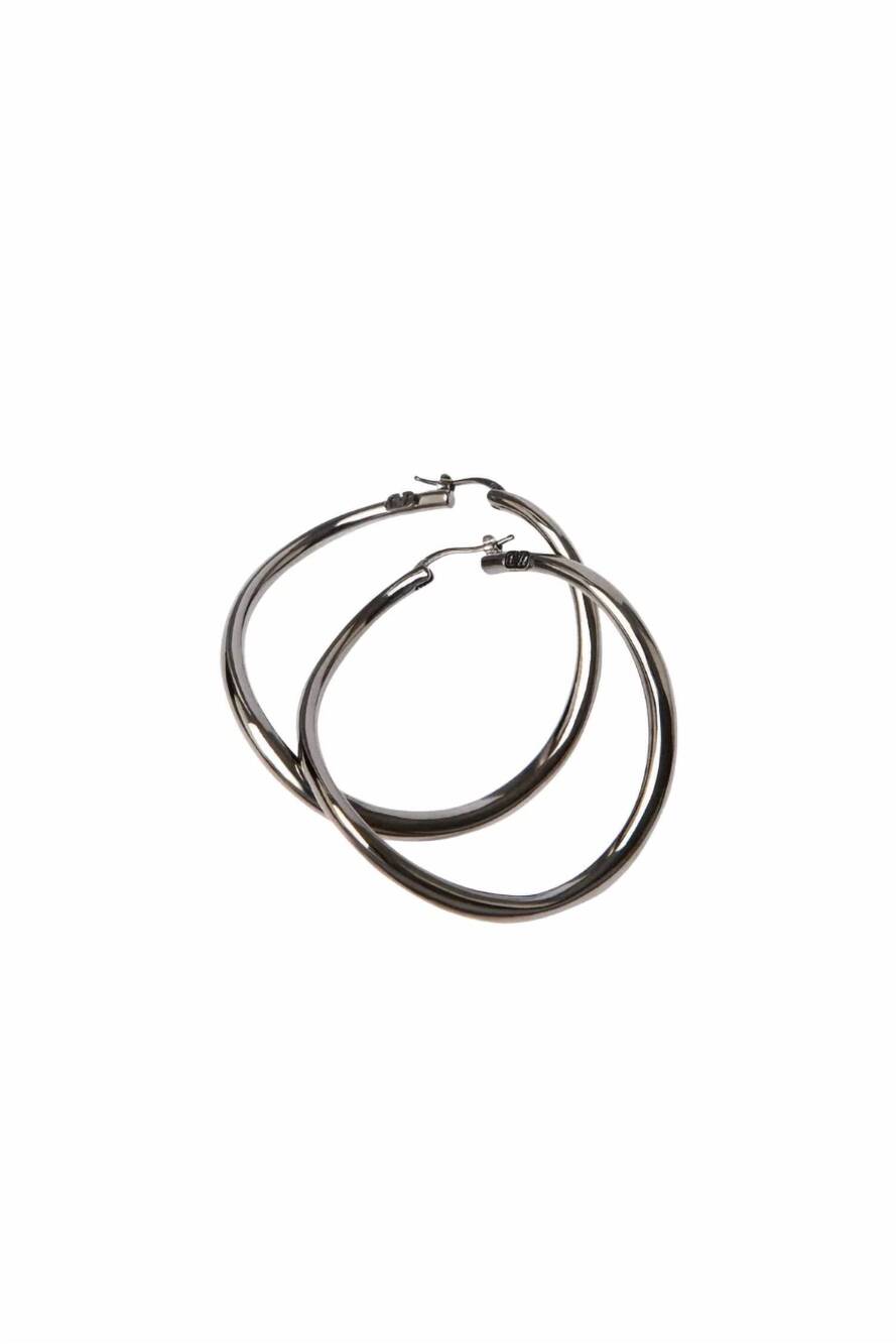 NEW VALENTINO GARAVANI women's shadow shine earrings in silver